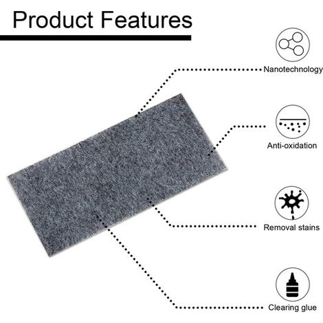 Paño Nano Sparkle de 6 piezas - Paño reparador de arañazos para coches - Paño mágico Nano - Adecuado para coches Nuevo thsinde (1/4)