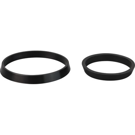 BRAVIX Kit de joints multiples siphon pour évacuation, noir