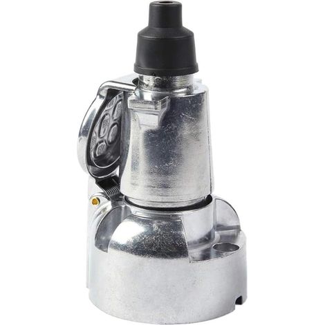 Prise De Remorque De Barre De Remorquage À 7 Broches, Alliage D'aluminium en Métal, Adaptateur Rond 12V, Connecteurs D'éclairage De Voiture for Bateaux, Camions, Caravanes (1/5)