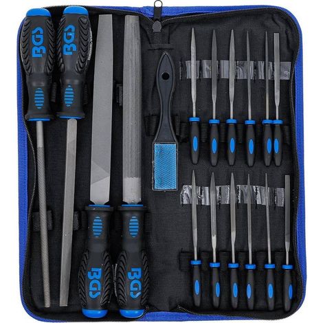 Jeu de Limes d'Atelier et Limes Aiguilles 17 pcs - Acier, Précision et Polyvalence - Pro - D-Work (1/5)