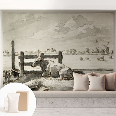 Newroom Tapete Dekorative Vliestapete mit Kleber Modern für Wohnzimmer Schlafzimmer Ländliche Idylle 208x146 cm (1/5)