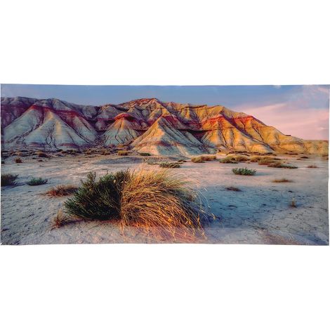 Affiche d'aquarium motif désert de montagne auto-adhésif 3D PVC décoration de fond d'aquarium 61x41 Cm/24x16,1 pouces (1/5)