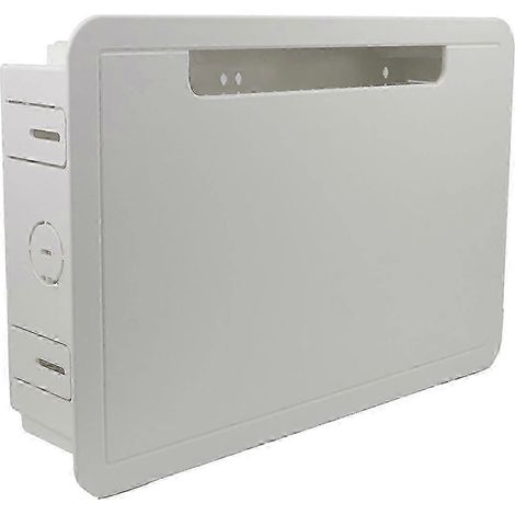 Compatible avec le téléviseur intelligent Samsung One Connect de 9 pouces, boîtier mural encastrable ignifugé pour la gestion des câbles - Parfait