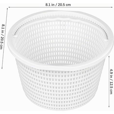 Large Plastic Swimming Pool Filter Basket Compatible with Hayward 2 for Swimming Pool and Dining Room Drain (1/4)