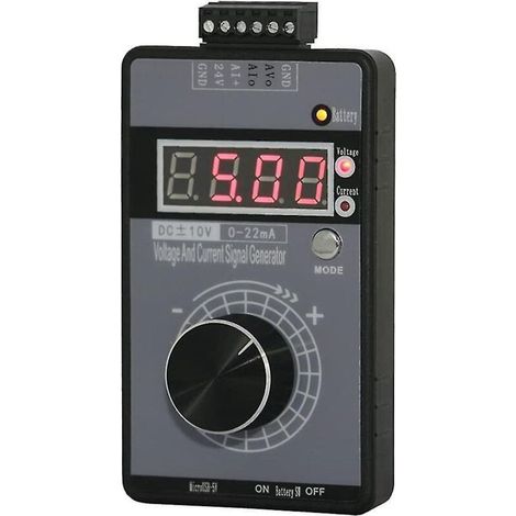 Générateur de signaux réglable 4-20 mA, simulateur analogique de courant et de tension, sources de signaux 0-10 V/0-20 mA pour (1/5)