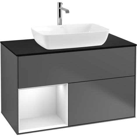 Villeroy & Boch F772MTGK Meuble sous lavabo Finion F77 (1/2)