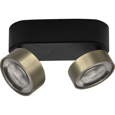Applique/Plafoniera LED serie HOLE 13W 3000K CRI90 Nero/Bronzo - Illuminazione Interni Alta Efficienza - Rossini Illuminazione (1/5)