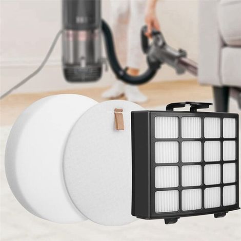 Lot de 2 filtres de rechange pour aspirateurs verticaux DuoClean PowerFin AZ2000, AZ2000W et AZ2002, références XFFKAZ2000 et XHFAZ2000 - AquaForge (1/5)