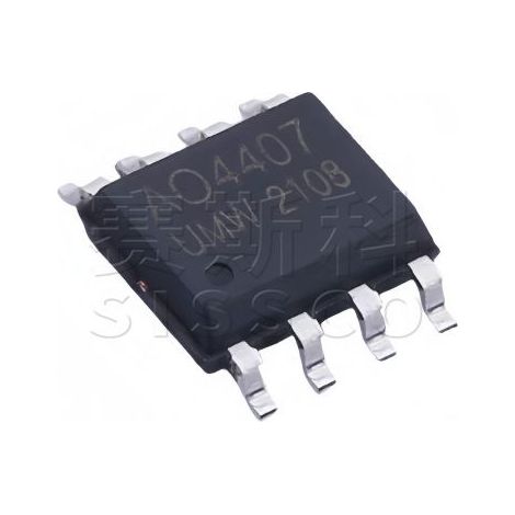 UMW Original AO4407A SOIC-8 MOSFET P-Kanal 30V 12A Oberflächenmontage (5 Stück)
