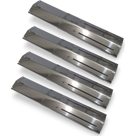 4pz diffusore di calore per barbecue a gas ricambio universale regolabile inox