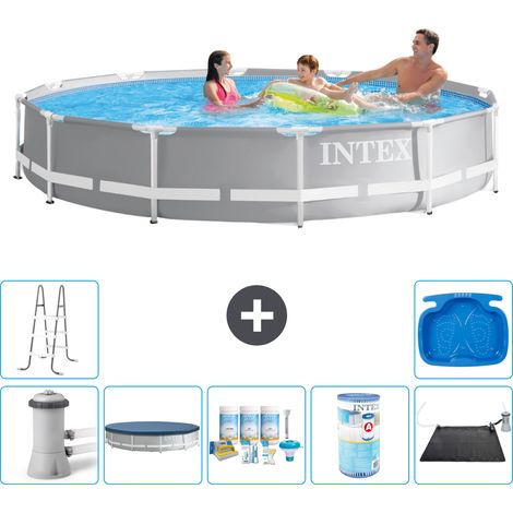 Intex Piscine Prism Frame Ronde - 366x76 cm - 8-pièces S42085 (1/5)