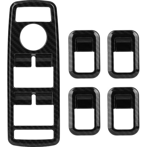 Copertura di rivestimento per pulsante interruttore alzacristalli in 5 pezzi per Mercedes Benz Classe ABCE CLA GLA GLK ML GLE W204 (1/5)