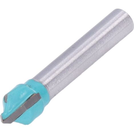 V-Nut-Fräser für Holzbearbeitung, 90°-Nut, 10 mm Schneidkantendurchmesser, 6 mm Schaft (1/5)