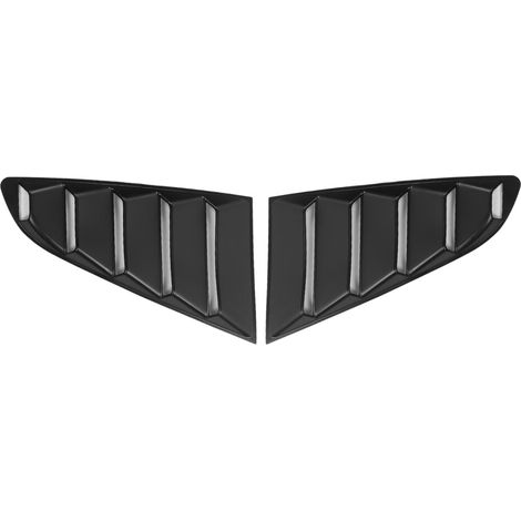 Einfach zu montierende Seitenfenster-Sonnenblenden für Mustang-Modelle der Baujahre 2015-2020, kein Bohren erforderlich, wasserdichte Konstruktion, Sonnenschutz im Retro-3D-Stil.