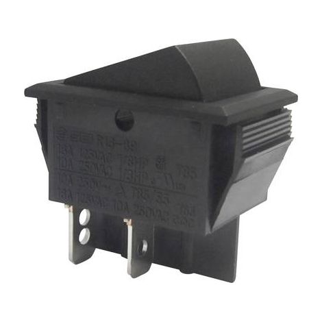 TRU COMPONENTS 1587523 INTERRUPTEUR À BASCULE TC-R13-69A-01 250 V/AC 10 A 2 X OFF/ON À ACCROCHAGE 1 PC(S)
