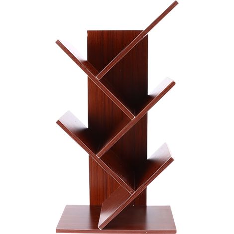 Étagère de bureau en forme d'arbre à plusieurs niveaux, grande capacité, installation simple, idéale pour la maison ou le bureau. (1/5)