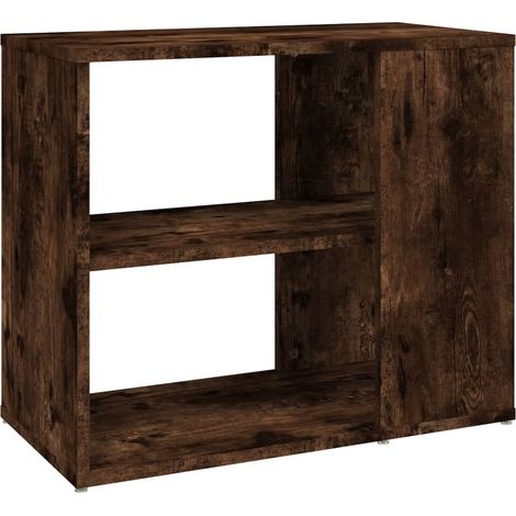 Maison Exclusive - Mobiletto Laterale Rovere Fumo 60x30x50 cm in Legno Multistrato