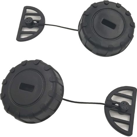 Cancanle Bouchon d'huile pour Stihl Tronçonneuse 2 Pack - Pièce de Rechange Compatible avec 017 018 MS170 MS180 - Bouchon Réservoir Huile 0000 350 0526 (1/5)