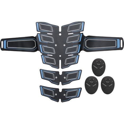 Patch Stimulateur Musculaire EMS pour Abdos - Autocollant de Massage Bleu (1/5)