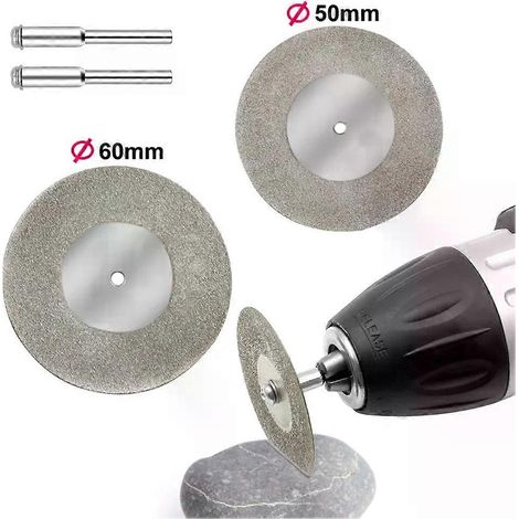 Diamanttrennscheiben 40/50/60 mm, Schleifscheiben für Glas und Stein, Zubehör für Polierwerkzeuge (1/4)