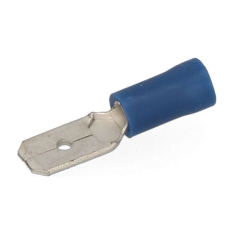 Terminal Faston mâle pré-isolé de 6,3 mm, emballé en 10 unités