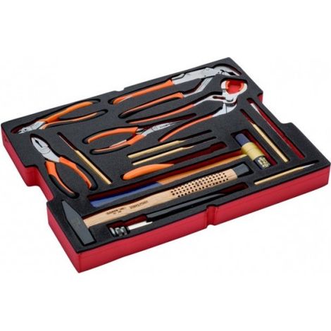 BAHCO - Jeu d'outils modules mousse pour caisses rigides à usages intensif - 15 pcs