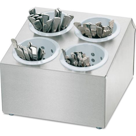 BRB Range-couverts avec 4 inserts en plastique PP, L 305 x l 260 x H 216 mm (1/2)