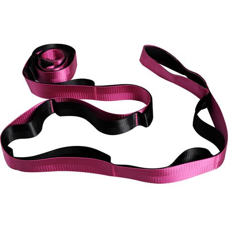 Ceinture d'étirement de yoga, utilisée pour la physiothérapie et le yoga, ceinture d'étirement de yoga non élastique (1/5)