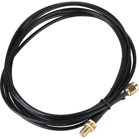 Câble d'extension coaxial 2M SMA mâle vers SMA femelle en cuivre pur (1/4)