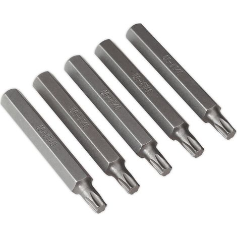 Sealey Premier Long TRX-Star Bit T40 - Pack of 5 TX40L5