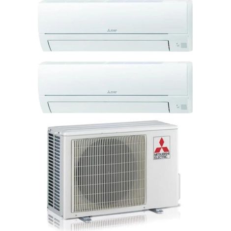 Klimagerät Mitsubishi Electric Dual Split weiß 5 kW