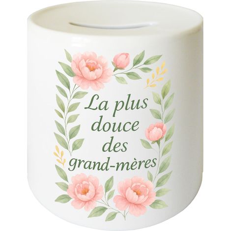 Tirelire la plus douce des grand-mères en céramique 9,5 cm (1/2)