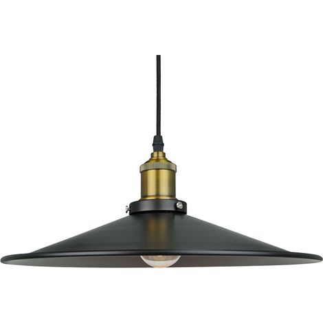 Suspension moderne Gao 120cm réglable métal noir compatible LED (1/4)