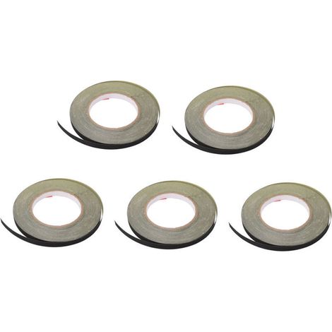 Ruban isolant électrique 5 pièces, 0.22mm d'épaisseur, 10mm de largeur, 30m de longueur, pour câblage et appareils électriques.