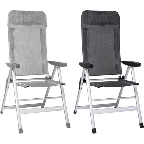 Brunner Campingstuhl Skye Syntex - Hellgrau