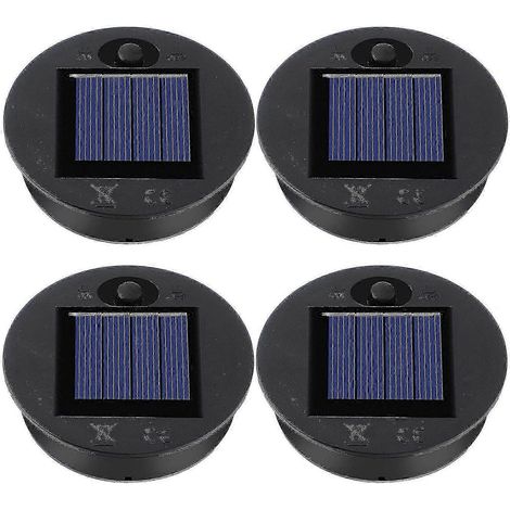 Couvercles de rechange solaires étanches pour lanternes suspendues d'extérieur (lot de 4) (1/5)