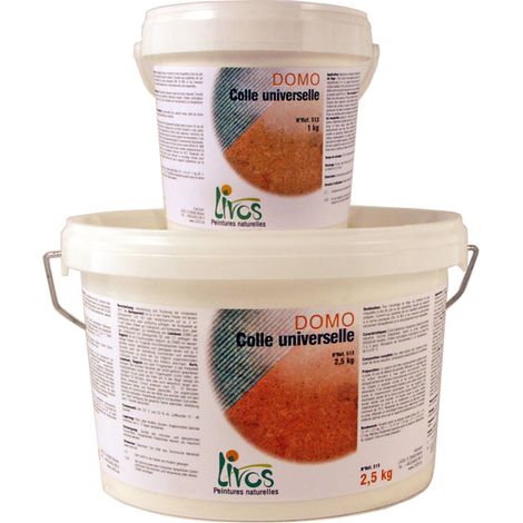 2.5KG--Colle universelle naturelle DOMO pour liège lino 1Kg/5m2 Livos