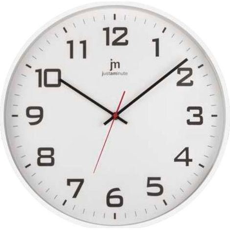 Lowell Justaminute 00880B reloj de mesa o pared Reloj de cuarzo Círculo Blanco (1/2)