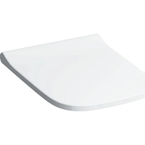 Sedile coprivaso copriwater Geberit Smyle Square, design slim Chiusura ammortizzata soft close