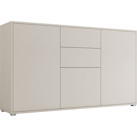 Cómoda Comfivo Fersoe 100, Cachemira, Con cajones y puertas, Número de cajones: 2, 93x141x41cm (1/5)