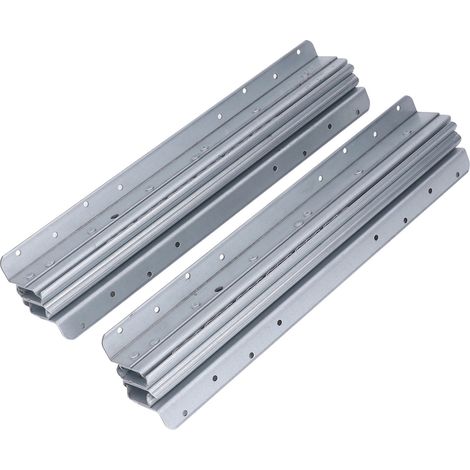 Lot de 1 glissière de tiroir, capacité de charge 120 kg, longueur 400‑900 mm, rail coulissant pour meuble, guide métallique pour tiroir, quincaillerie domestique. (1/5)
