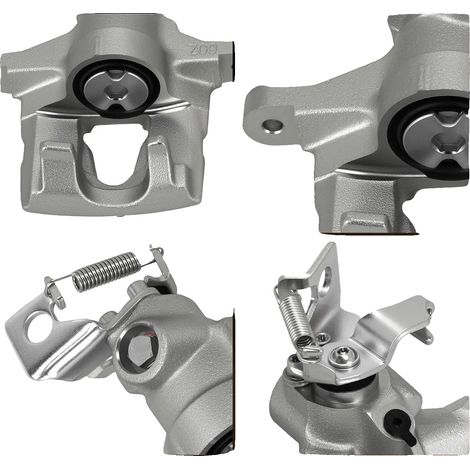 Pinza de freno de hierro fundido, 12,5 x 5,5 x 5 pulgadas, compatible con Ford Mondeo MK3 2000-2004, sistema de frenado hidráulico, certificado ISO 9001. (1/5)