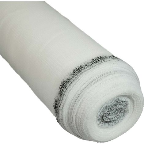 Malla blanca para Protección de Andamios 3,07x20 m - Calidad Profesional TECPLAST 50EC - Protección para obras de construcción