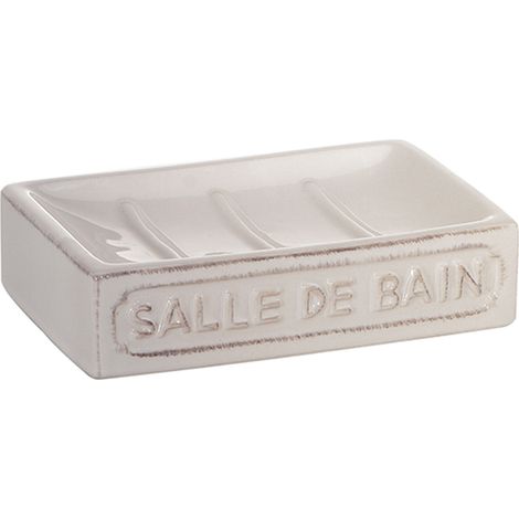 Gedy Vivienne Portasapone, Ceramica, Bianco, Taglia unica (1/2)
