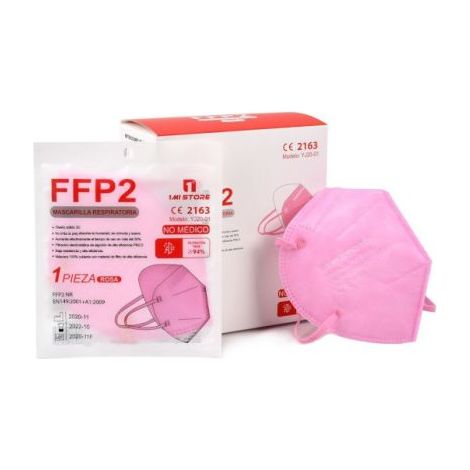 Mascarilla FFP2 Homologada YJ20-01-ROSA - Clip Ajustable · A1