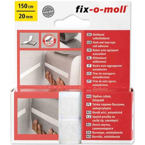 Fix-o-moll Ruban Scratch150cmx20mmblanc - Fix-o-moll