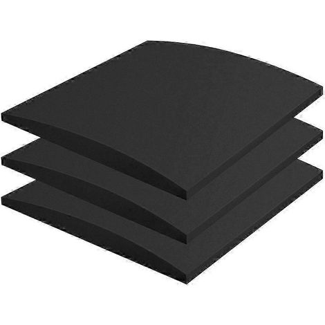 Ensemble de 3 coussins de support pour canapé, utilisé pour soutenir les sièges affaissés, noir. (1/5)