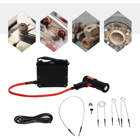 1500W Magnetisches Induktionsheizungsset, 30-60kHz Induktionsheizgerät Magnetische, Elektromagnetische Induktionsheizung für Entfernen von rostigen Schraubenbolzen (1/5)
