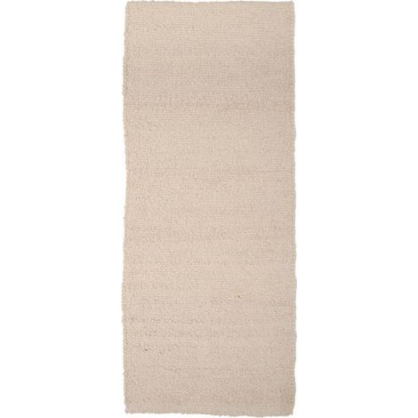 Tapis Effet Laine "Volna" 80x200cm Ivoire (1/4)