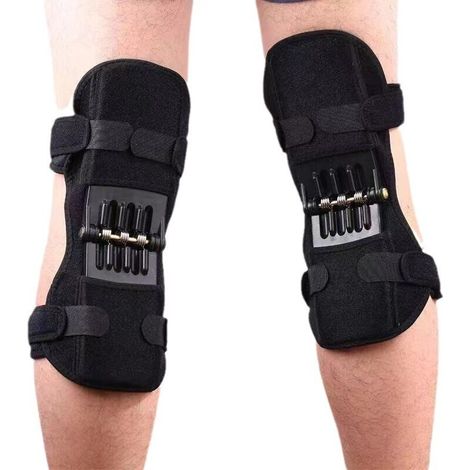 Rodilleras Spring Force, soporte para rodilla, potente soporte para la articulación de la rodilla, protector de pierna antideslizante, rebote (1/3)